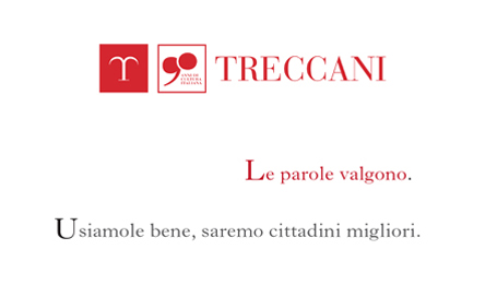 Le parole del Festival delle Generazioni certificate dall'Enciclopedia Italiana Treccani